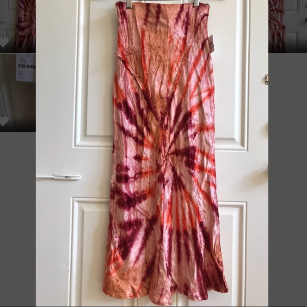 Free People Velvet Skirt